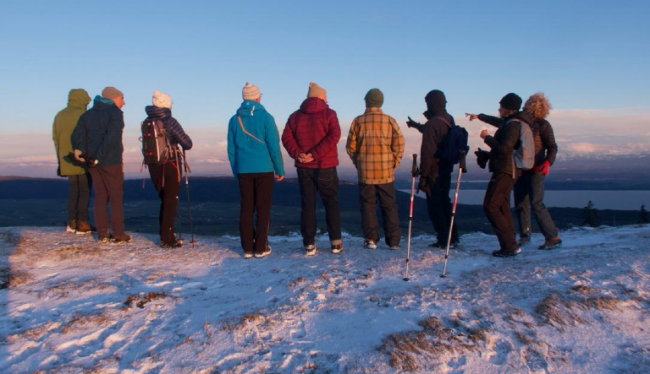 Saturday, 28 February 2026 17:00 - Snowshoeing or walking depending on snow conditions